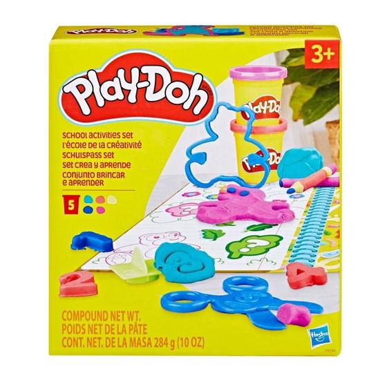 Imagem de Massinha Modelar Criar e Aprender 284g 5potes Play-Doh Hasbro