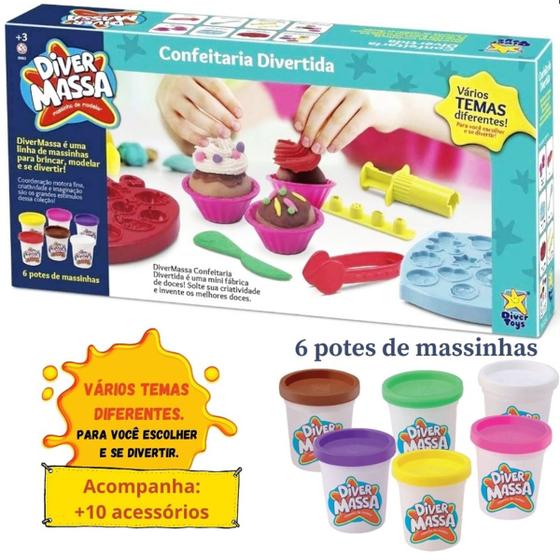 Imagem de Massinha Modelar Diver Massa Confeitaria Divertida Divertoys