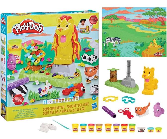 Imagem de Massinha Play Doh Amigos Coloridos Da Selva - Hasbro F7221