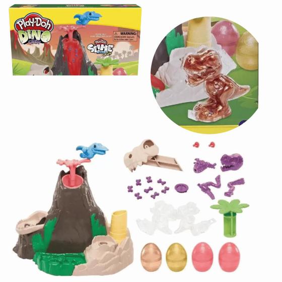 Imagem de Massinha Play Doh Bones Island Ilha Da Lava F1500 Hasbro