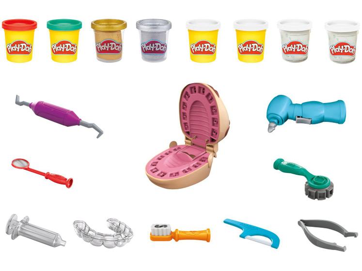 Massinha Play-Doh Brincando de Dentista Hasbro Menor preço em Massinha Play-Doh Brincando de Dentista Hasbro