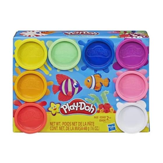 Imagem de Massinha Play Doh Classic 8 Potes Sortidos - Hasbro E5062