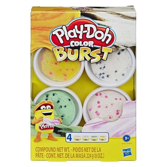 Imagem de Massinha play doh color burst - hasbro - Play-Doh