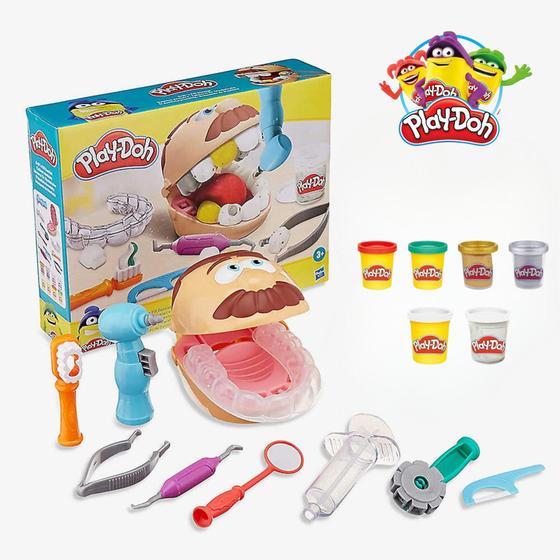 Imagem de Massinha Play Doh Dentista José Comilão Modelar Hasbro F1259