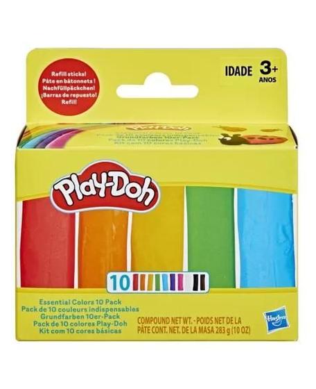 Imagem de Massinha Play Doh Kit c/ 10 Cores Basicas Hasbro F9817