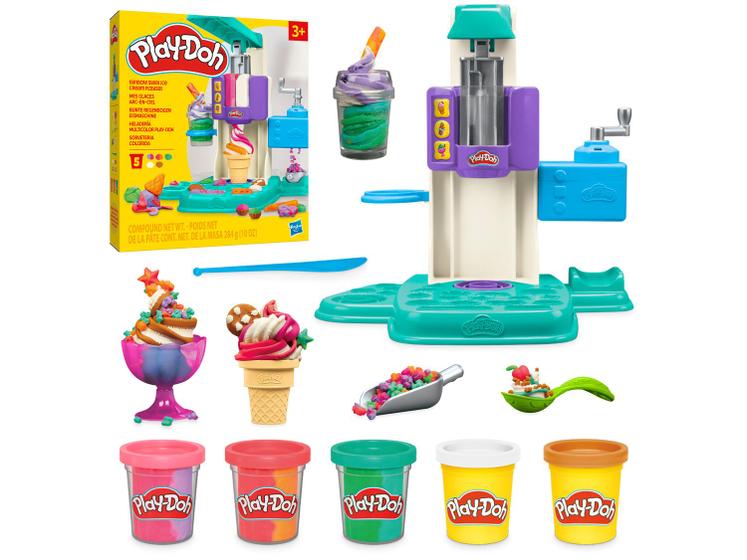 Imagem de Massinha Play Doh Sorveteria Colorida Hasbro