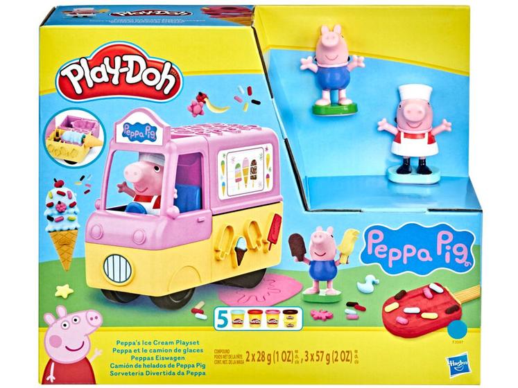 Massinha Play-Doh Sorveteria Divertida da Peppa Menor preço em Massinha Play-Doh Sorveteria Divertida da Peppa