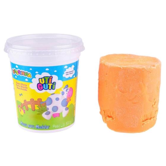 Imagem de Massinha uti guti pote 500 g - laranja - uti guti - 4011