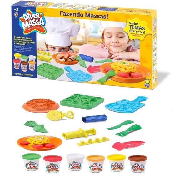 Imagem de Massinhas de Modelar Brincar de Massinha Divertida Divertoys