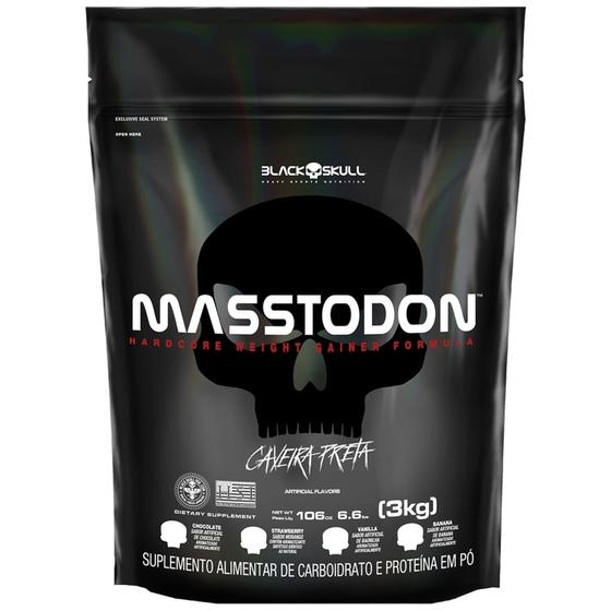 Imagem de Masstodon Black Skull Sabor Refil 3kg