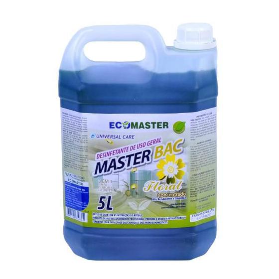 Master bac 5 lts - desinfetante concentrado - ECOMASTER - Desinfetante ...