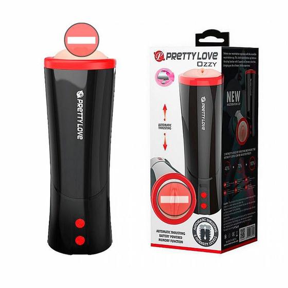 Masturbador Masculino com Vai e Vem Ozzy Pretty Love estilo Lanterna 3 ...