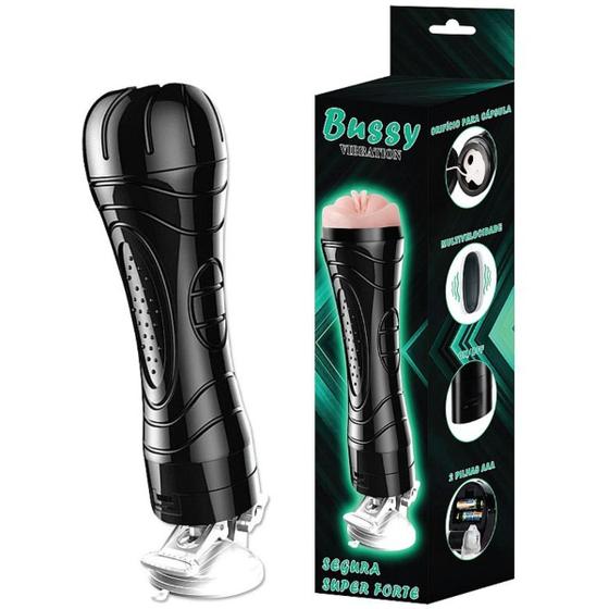 Imagem de Masturbador Masculino de Lanterna Vagina com Vibrador