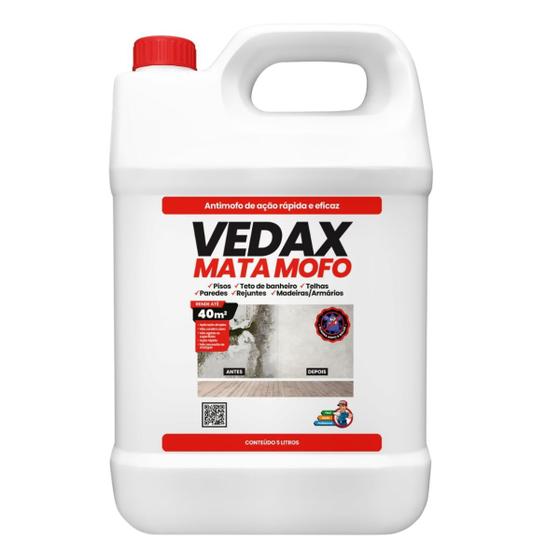 Imagem de Mata Mofo Vedax Não Volta Anti Mofo Parede Teto Piso 5lt