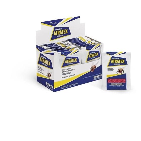 Imagem de Mata Mosca Atratex Isca Mosquicida Granulada 25g Haxea - Embalagem com 30 Unidades
