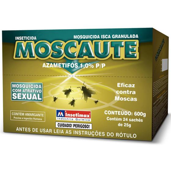 Mata Mosca MOSCAUTE Mosquicida Com Atrativo Sexual Insetimax ...