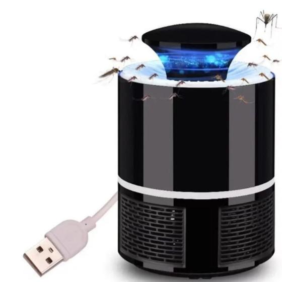 Imagem de Mata Mosquito Armadilha Elétrica Dengue Insetos USB Bivolt