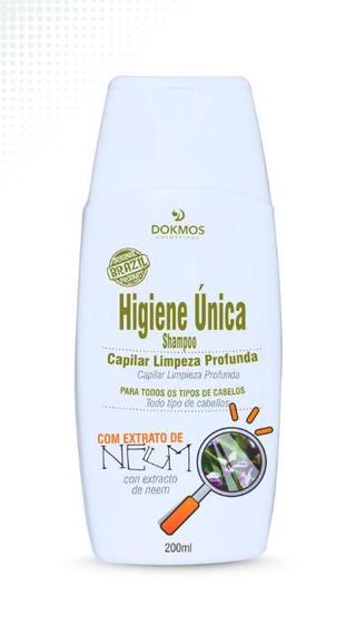 MATA PIOLHO Shampoo Higiene Unica Limpeza Profunda - Dokmos 200ml ...