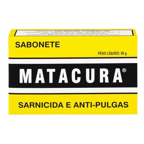 Imagem de Matacura Sabonete Sarnicida 80g - Trata Sarna Cães