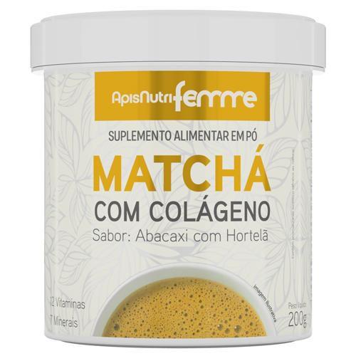 Imagem de Matchá Solúvel Sab. Abacaxi com Hortelã 200g Femme ApisNutri