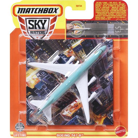 Imagem de Matchbox - Avião Boeing 747-8 - Sky Busters - HVM63