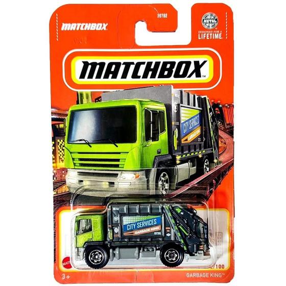 Imagem de Matchbox Caminhão de Lixo Garbage King Linha 2024 32/100