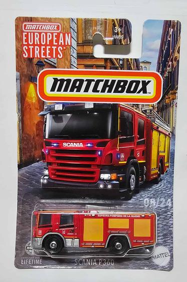 Matchbox European Streets Scania P360 Hot Wheels Carrinho de Brinquedo Magazine Luiza