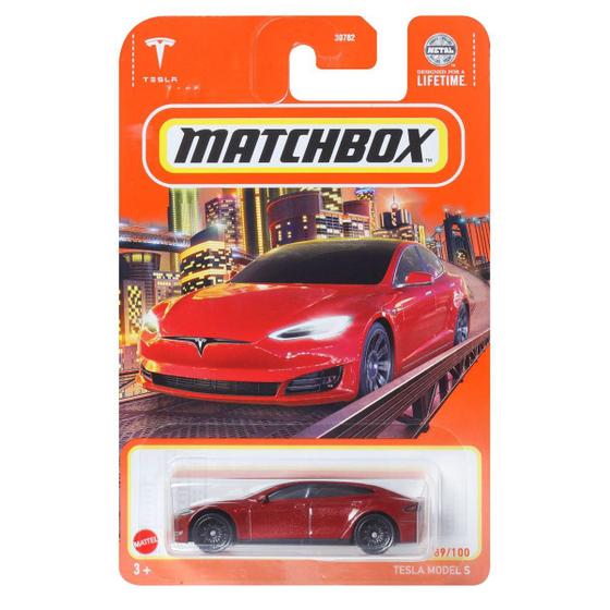 Imagem de Matchbox Mattel Tesla Model S 89/100 (Lote C - 2024)