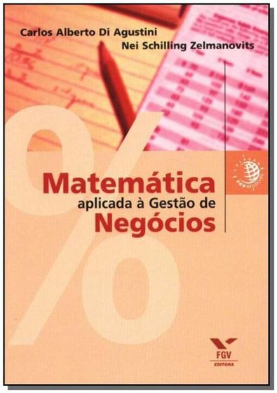 Imagem de Matematica aplicada a gestao de negocios - FGV