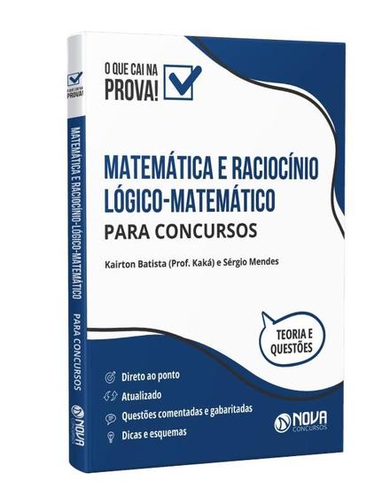 Imagem de Matemática e Raciocínio Lógico-Matemático para Concursos