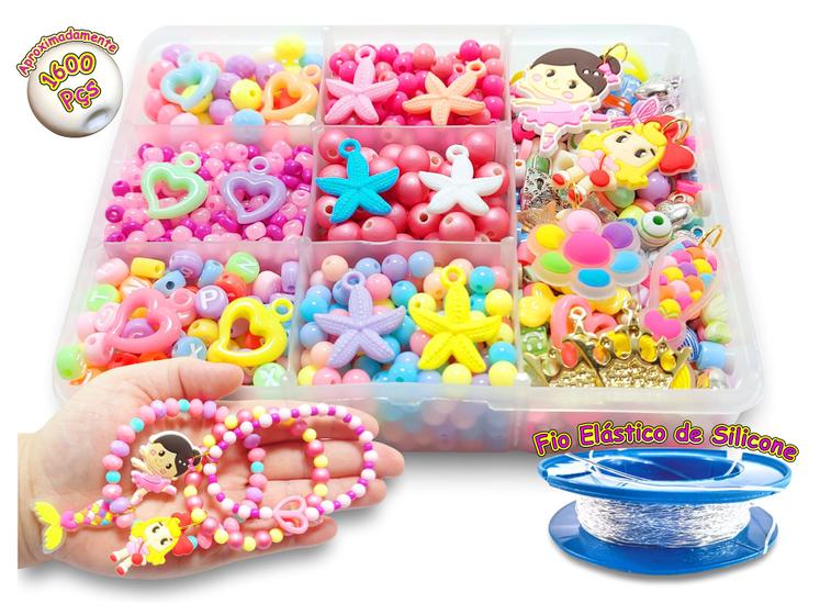 Menor preço em Material Para Fazer Pulseira Infantil Kit Top  RP