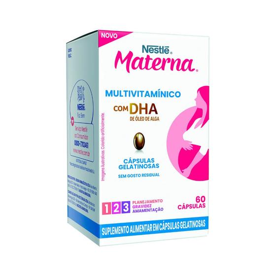 Imagem de Materna Multivitaminico Com 60 Capsulas