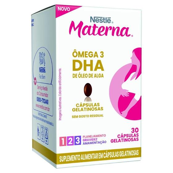 Imagem de Materna Omega 3 Dha Com 30 Capsulas