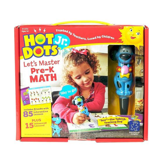 Imagem de Math Set Educational Insights Hot Dots Jr. Pre-K com 2 livros