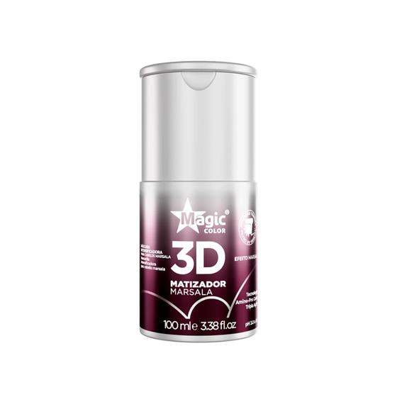 Imagem de Matizador 3d Magic Color Marsala 100ml