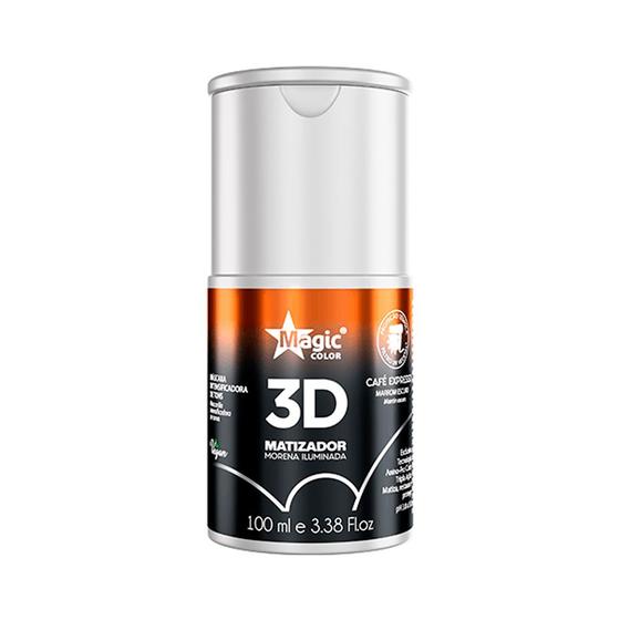 Imagem de Matizador 3D Morena Iluminada Café Expresso Magic Color 100ml