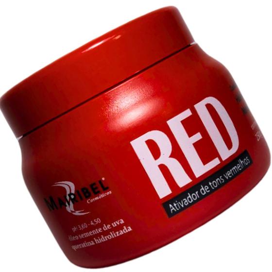 Imagem de Matizador Ativador Tom Red Vermelho 250g Mairibel Original