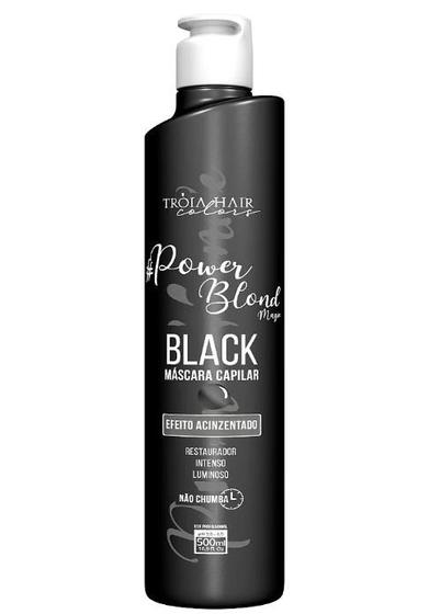 Imagem de Matizador Troia Blond Magic Black Efeito Acinzentado 500ml Troia Hair Cosmetics