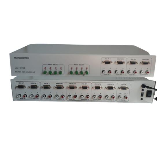 Imagem de Matrix Switch De Video Vga + Audio Com Bypass 4 X 2 Mx-4402