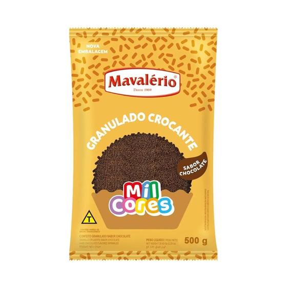 Imagem de Mavalerio Granulado Croc Chocolate 500g