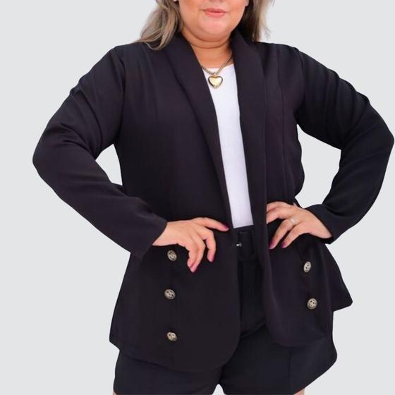 Imagem de Max Blazer Alfaiataria Alongado Plus Size