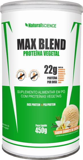 Imagem de Max Blend Sabor Creme - Proteína Vegetal - 450g - Natural Science