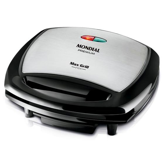 Imagem de Max Grill Mondial Preto e Inox 1200W G-07