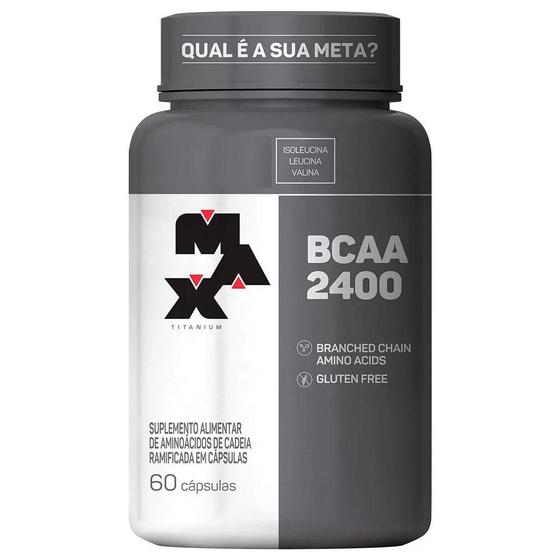 Max Titanium Bcaa 2400mg 60 Cápsulas Menor preço em Max Titanium Bcaa 2400mg 60 Cápsulas