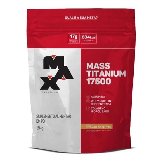 Imagem de Max Titanium Hipercalórico Mass Titanium 17500 3kg