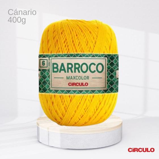 Imagem de Maxcolor Cor Amarelo Canário Círculo n6 com 400g