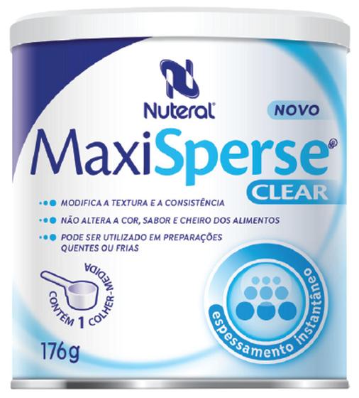 Imagem de MaxiSperse Clear, Espessante e Gelificante, Lata com 176g, Rende 160 Porções, Sem Sabor.