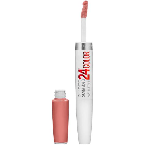 Imagem de Maybelline Super Stay Batom Líquido 24Hrs 2 Etapas Cor: 235 Loaded Latte