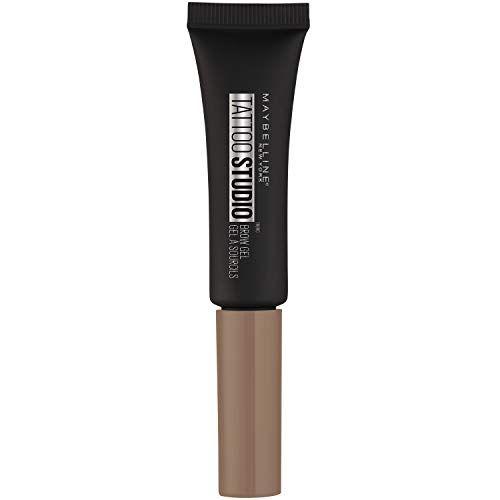 Imagem de Maybelline TattooStudio Maquiagem gel de sobrancelha impermeável, marrom macio, 0,23 Fl Oz (Pacote de 1)