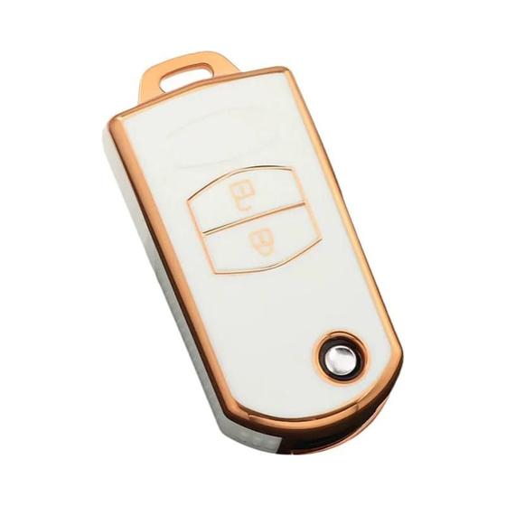 Imagem de Mazda 3 5 6 Series TPU Car Flip Key Case Capa Smart Keyless Key Protector Fob Bag Acessórios